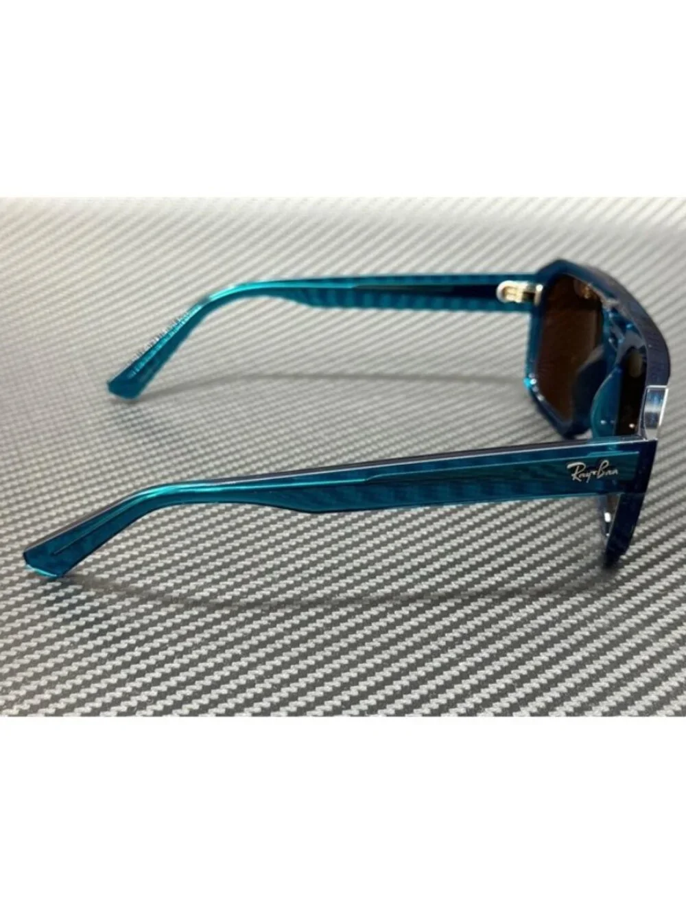 New Ray-Ban Men Transparent Light Blue Sunglasses 54-20-145